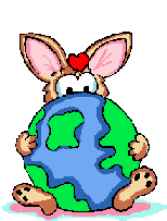 Gif animé Pâques lapin